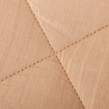 Load image into Gallery viewer, Premium Upgraded Non-Vacuum Bed Quilt All Seasons 100% Cotton Filled Comforter (Golden Brown)