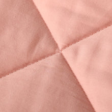 Load image into Gallery viewer, Premium Upgraded Non-Vacuum Bed Quilt All Seasons 100% Cotton Filled Comforter (Pink)