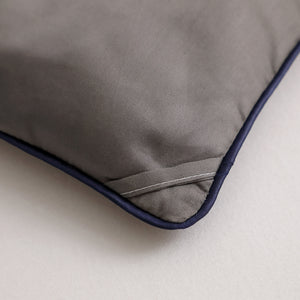 All Season 100% Cotton Quilted Comforter (Midnight Grey)