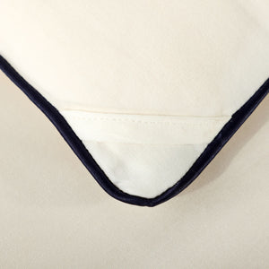 Premium Upgraded Non-Vacuum Bed Quilt All Seasons 100% Cotton Filled Comforter (White)