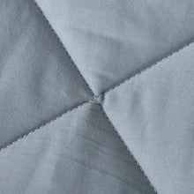 Load image into Gallery viewer, All Season 100% Cotton Quilted Comforter (Grey Blue)
