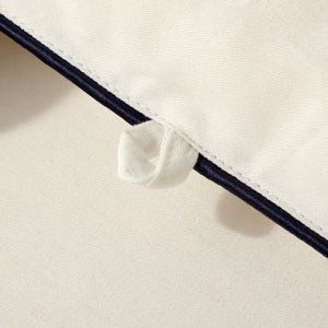 Premium Upgraded Non-Vacuum Bed Quilt All Seasons 100% Cotton Filled Comforter (White)